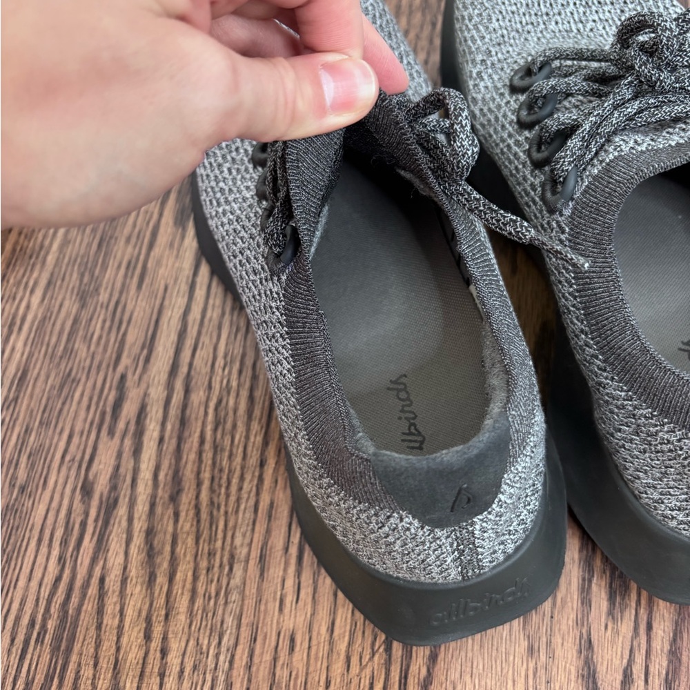 Allbirds Mens Tree Dasher Charcoal Gray Sz 9 Sneakers - Picture 9 of 10